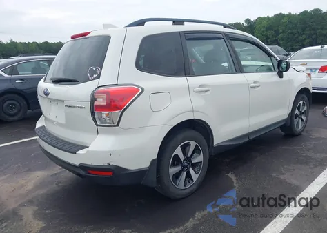 2018 Subaru Forester 2.5I z USA, uszkodzony, nr VIN JF2SJABC6JH402595